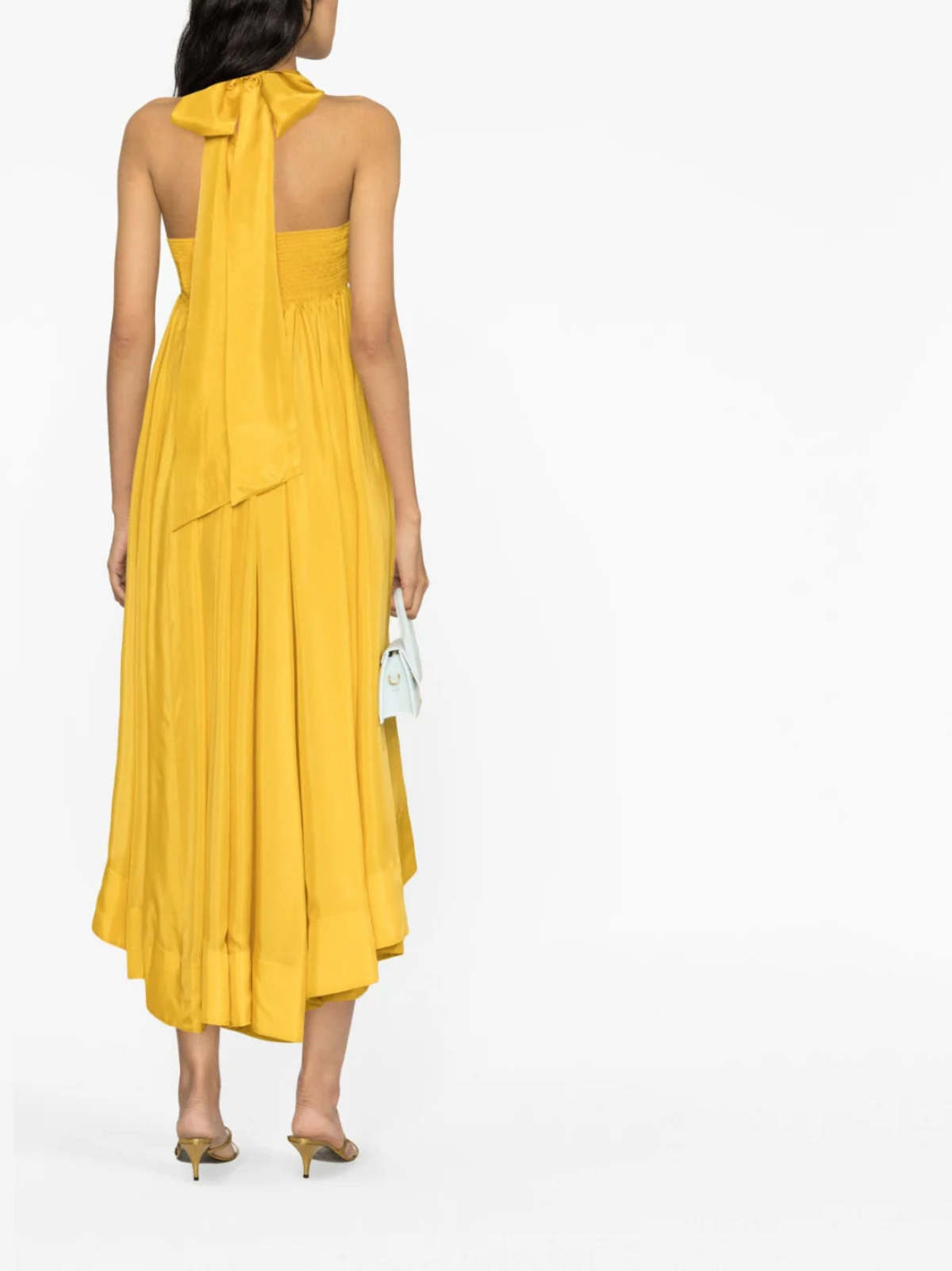 what to wear with a halter dress SoftWash Linen Halter Dress main image 0