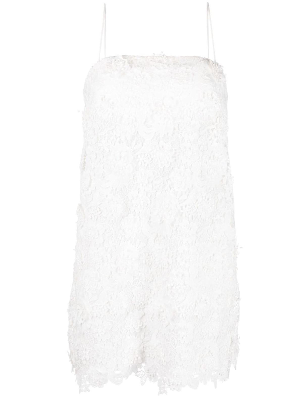 Raie Lace Flower Mini Dress