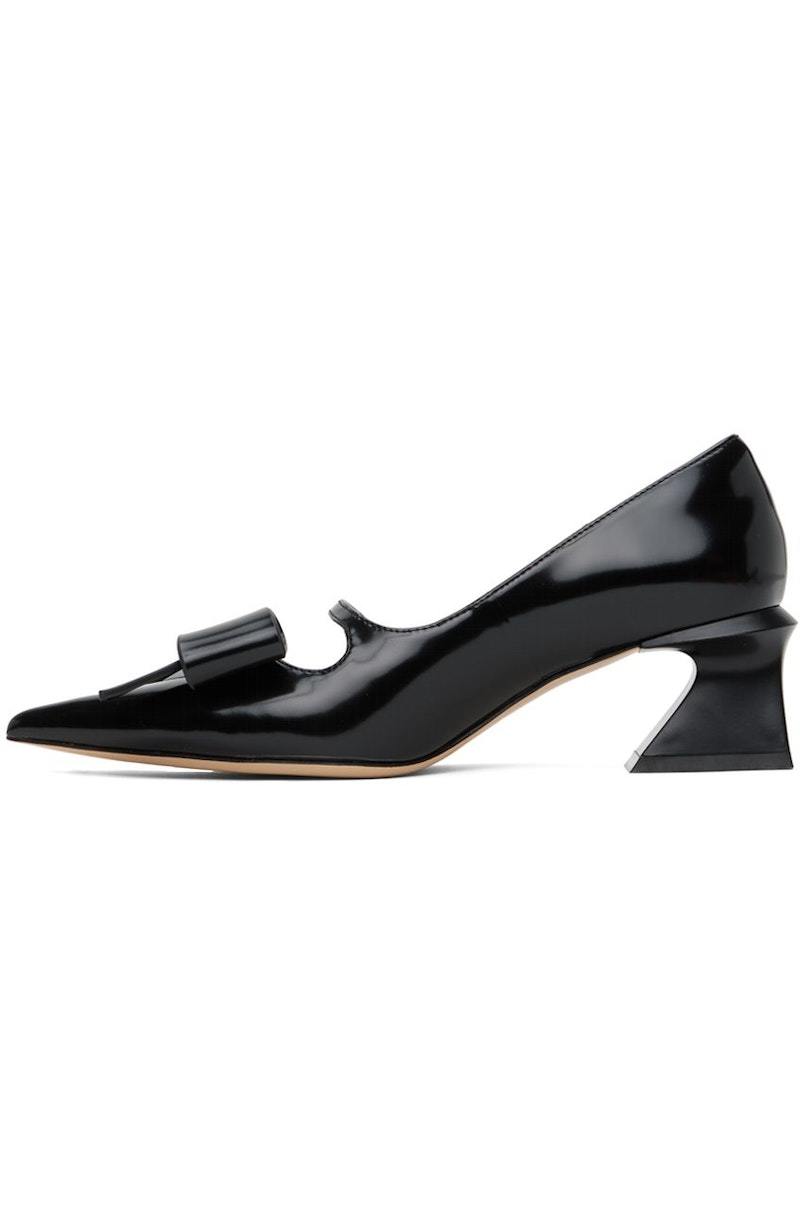 【関税込み】Shushu/Tong ブラック リボン ヒール Shushu/Tong Black Bow Heels - Black | Garmentory