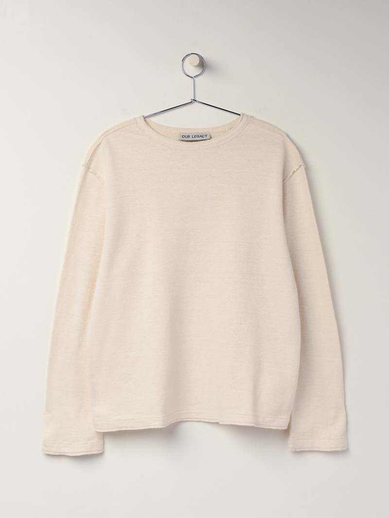 Our Legacy Hemp Loopback Inverted Sweatshirt - Naturelle