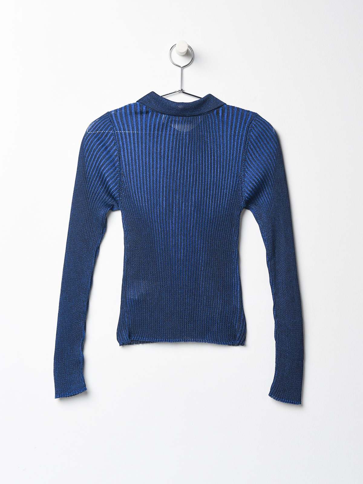 トップス OUR LEGACY MAZZY POLO ONYX SAPPHIRE MIX Our Legacy - Mazzy Polo Onyx Sapphire Mix
