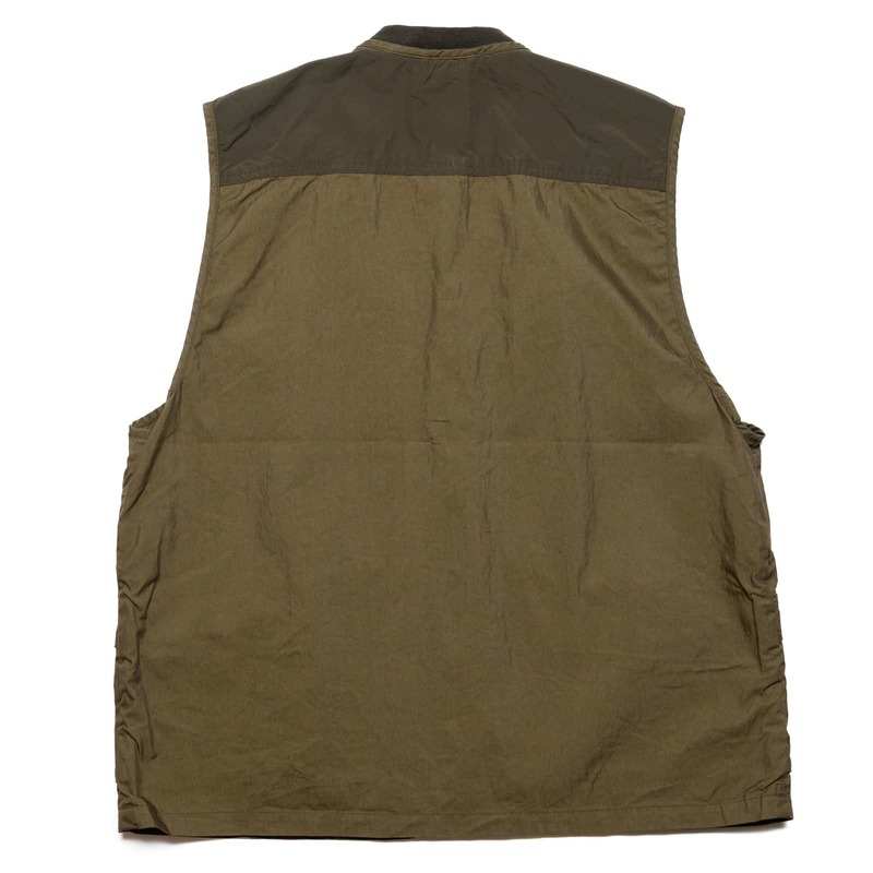 Orslow Cotton Nylon Utility Vest - Army Green | Garmentory