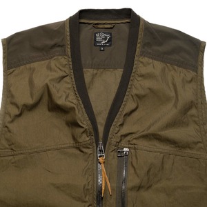 Orslow Cotton Nylon Utility Vest - Army Green | Garmentory