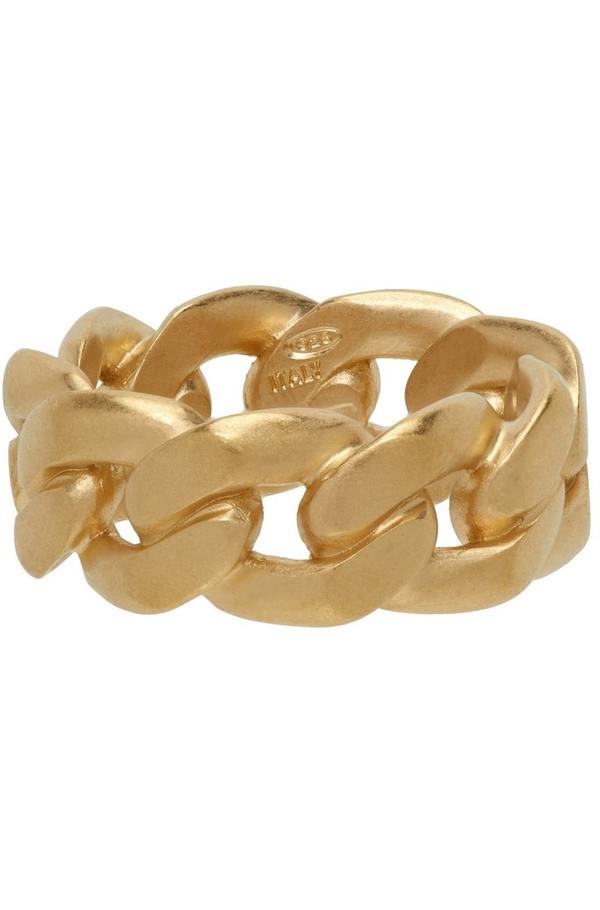 Band Ring Margiela Chain Ring Maison Margiela Chain Link Ring Gold