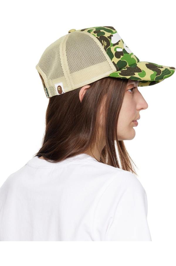 Bape ABC Camo Ape Face Cap - Green | Garmentory