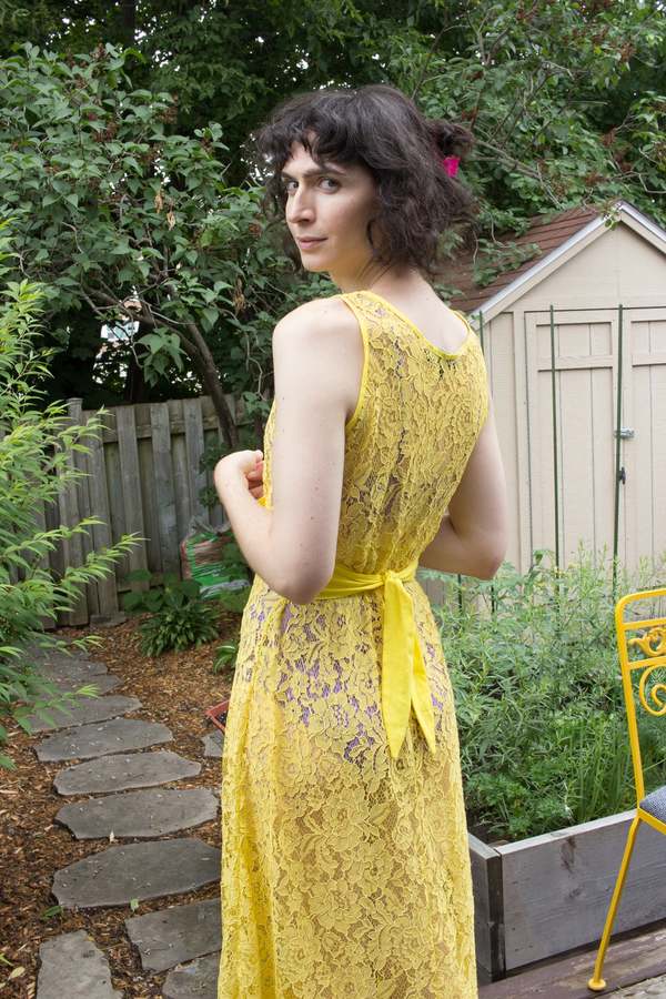 Rightful Owner Aurora Lace Slip Dress - Yellow | Garmentory