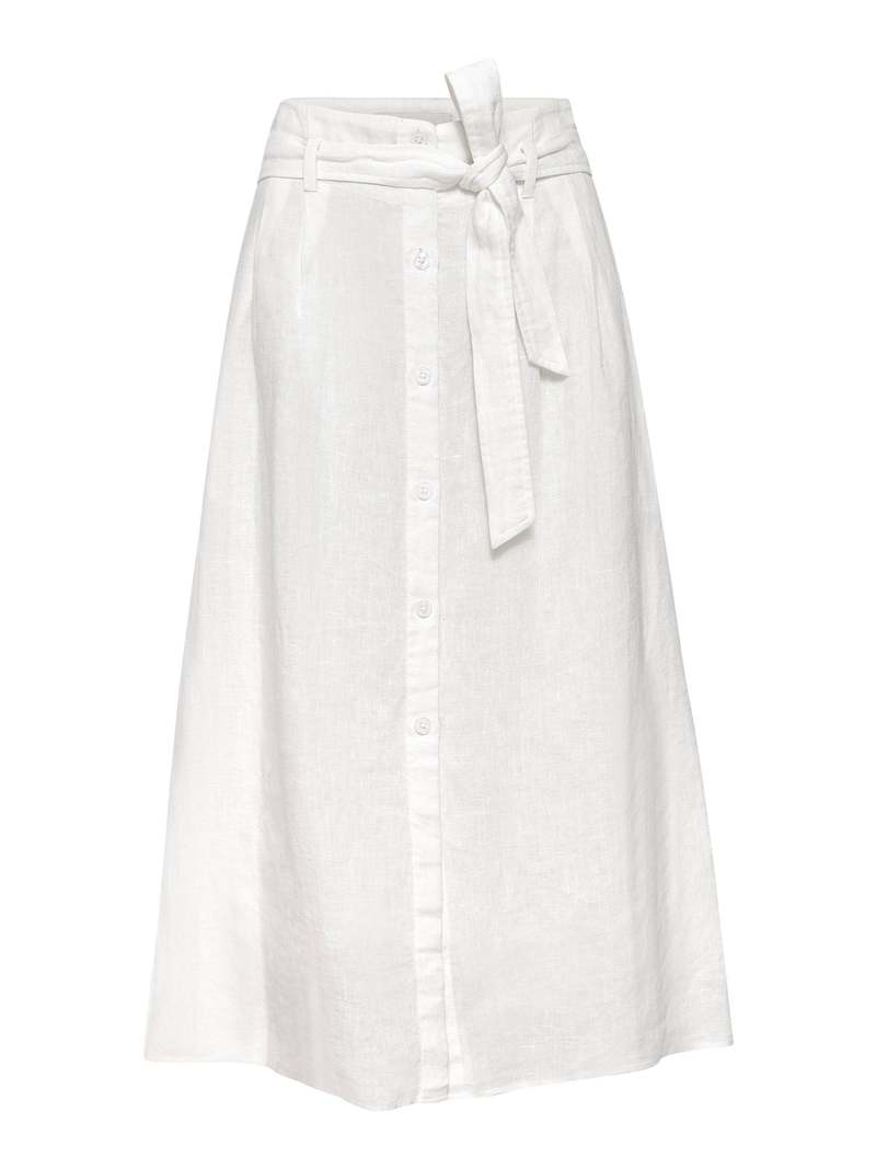 Brochu Walker The Teagan Belted Skirt - Ivory | Garmentory