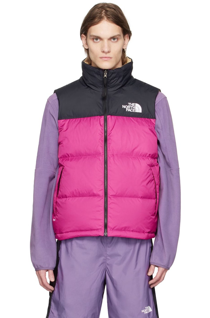 North Face Nuptse Vest Pink The North Face Women's 1996 Retro