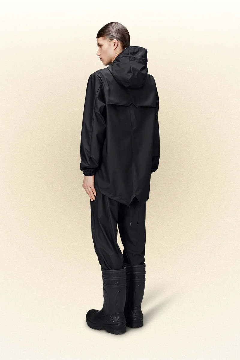 Rains Fishtail Jacket - Black | Garmentory
