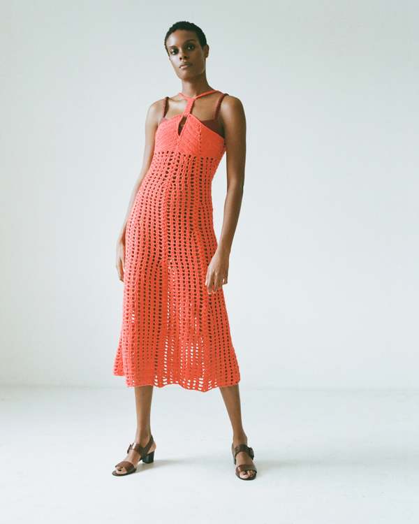 Pari Desai Palmira Dress - Vermilion