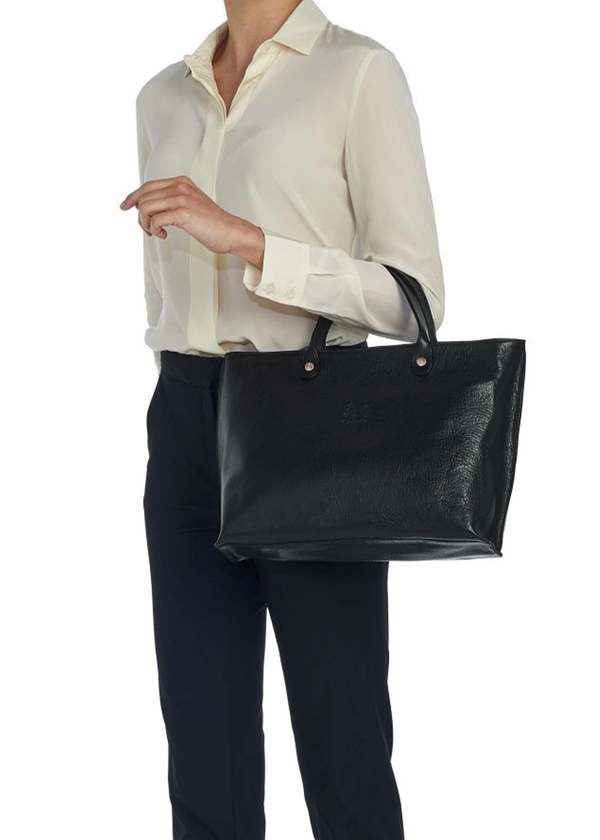 Il Bisonte Classic Top Handle - Nero