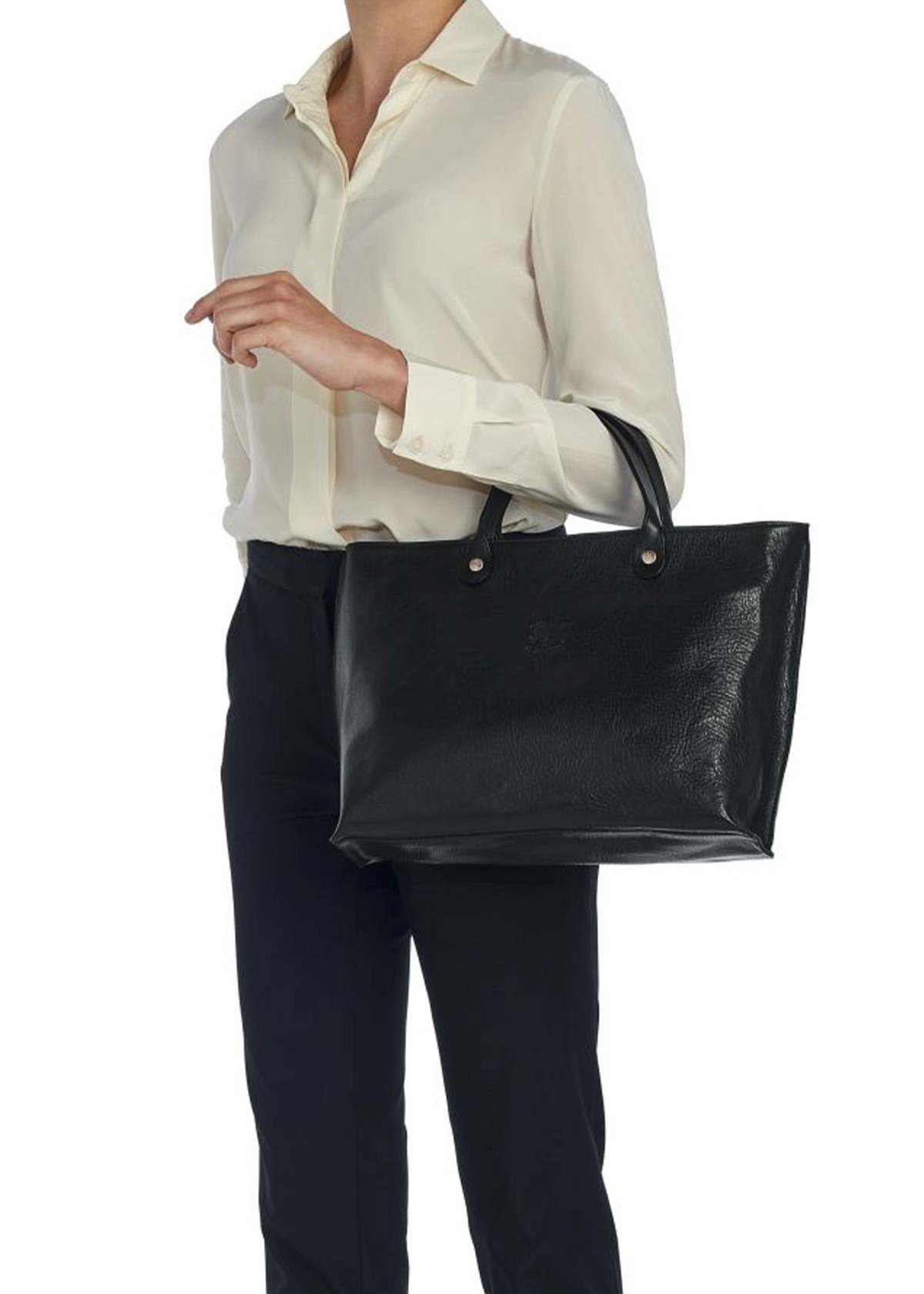 Il Bisonte Classic Top Handle - Nero - Image 5 of 5