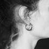 Sophie Buhai Small Everyday Hoops - Silver - Thumbnail 1
