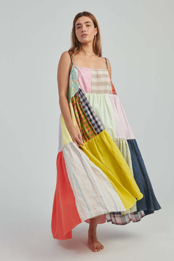 La Reunion Studio Patchwork Dress - Multi on Garmentory