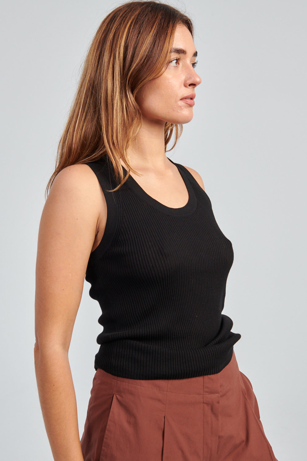 トップス Studio Nicholson top Studio Nicholson Rakko Top - Black | Garmentory
