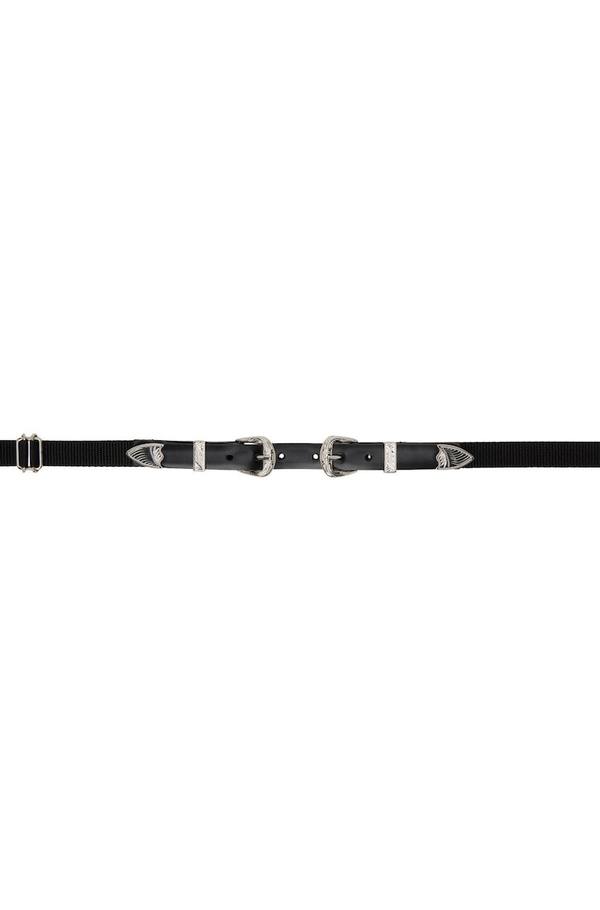 Toga Pulla SSENSE Exclusive Tape Belt - Black | Garmentory