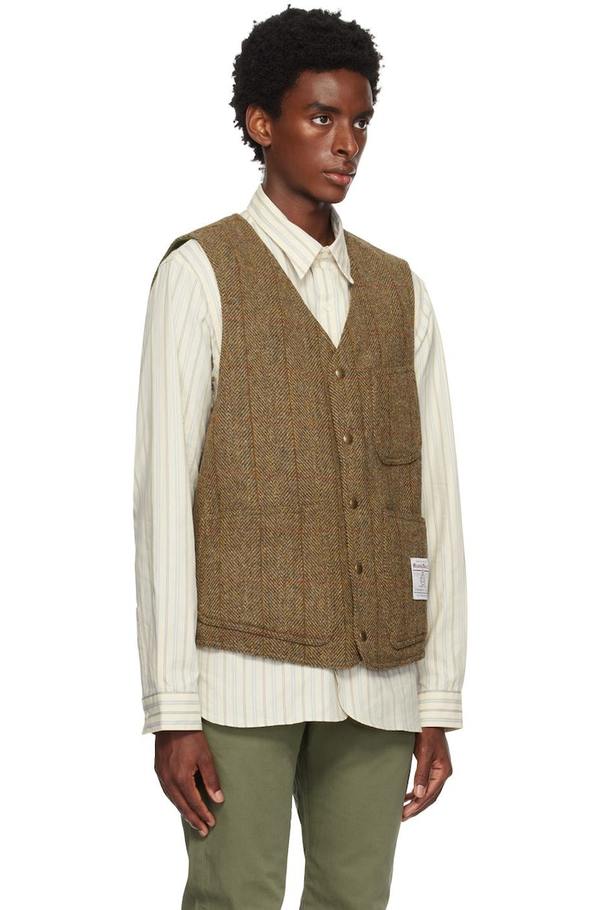 RRL Reversible Vest - Brown | Garmentory