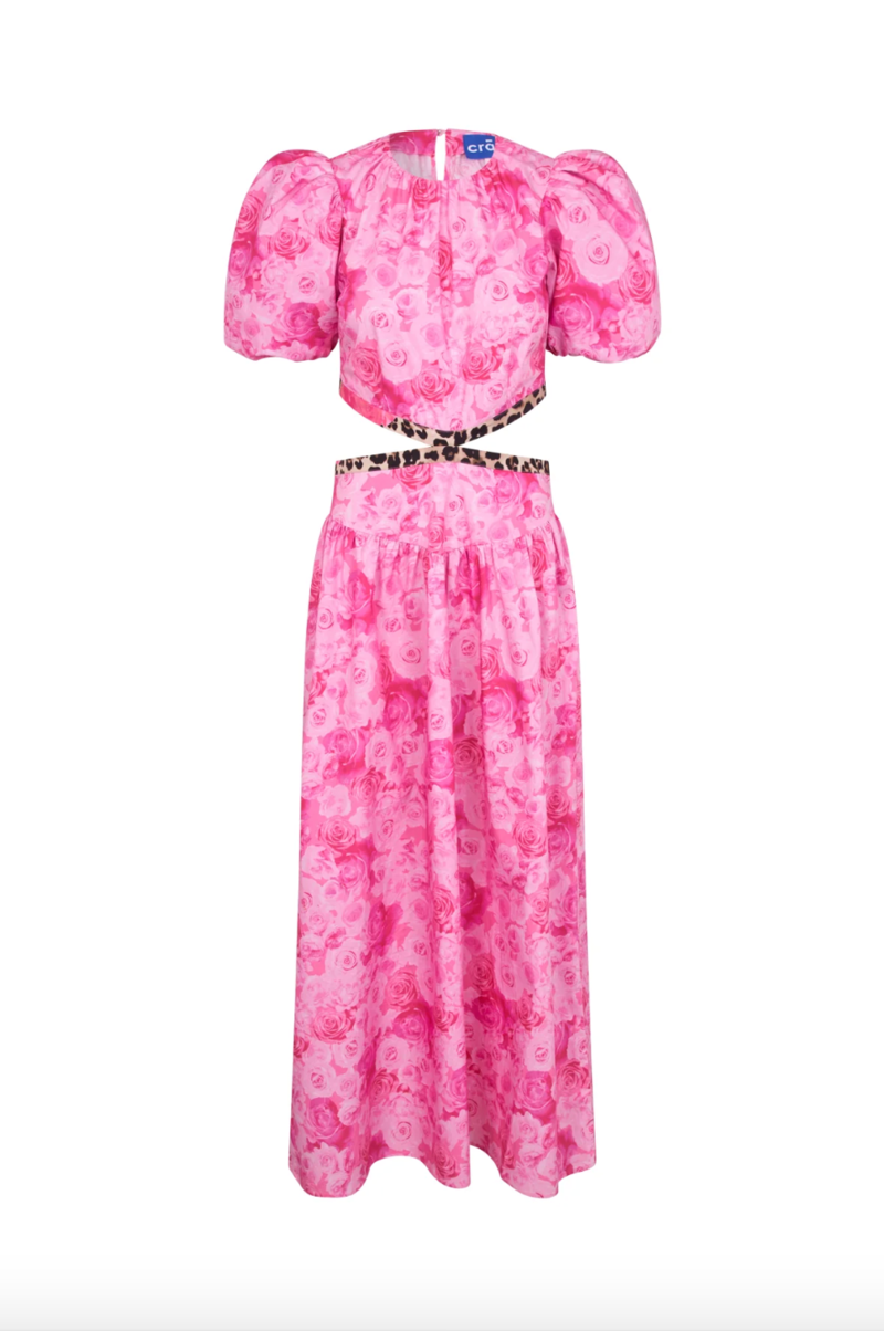 Crs Lovisa Dress - Pink Rosegarden Crs Lovisa Dress - Pink Rosegarden