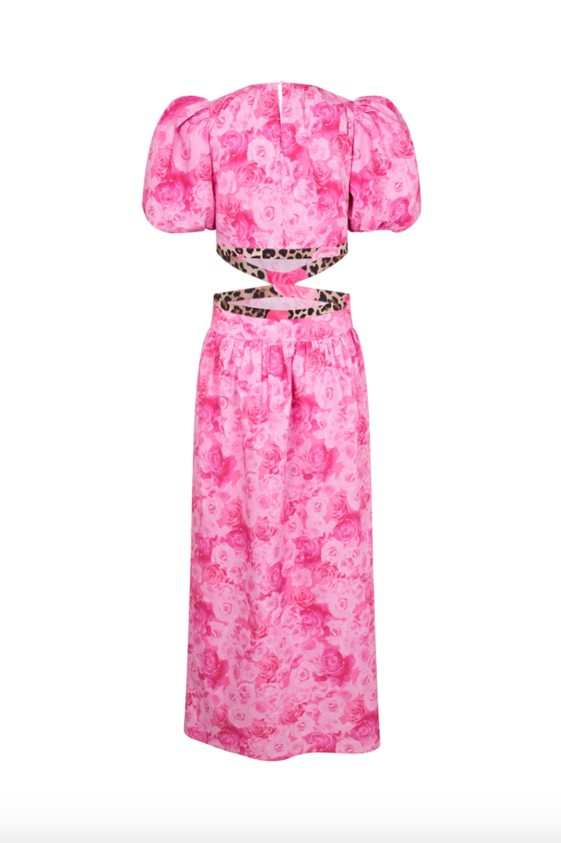 Crs Lovisa Dress - Pink Rosegarden Crs Lovisa Dress - Pink Rosegarden