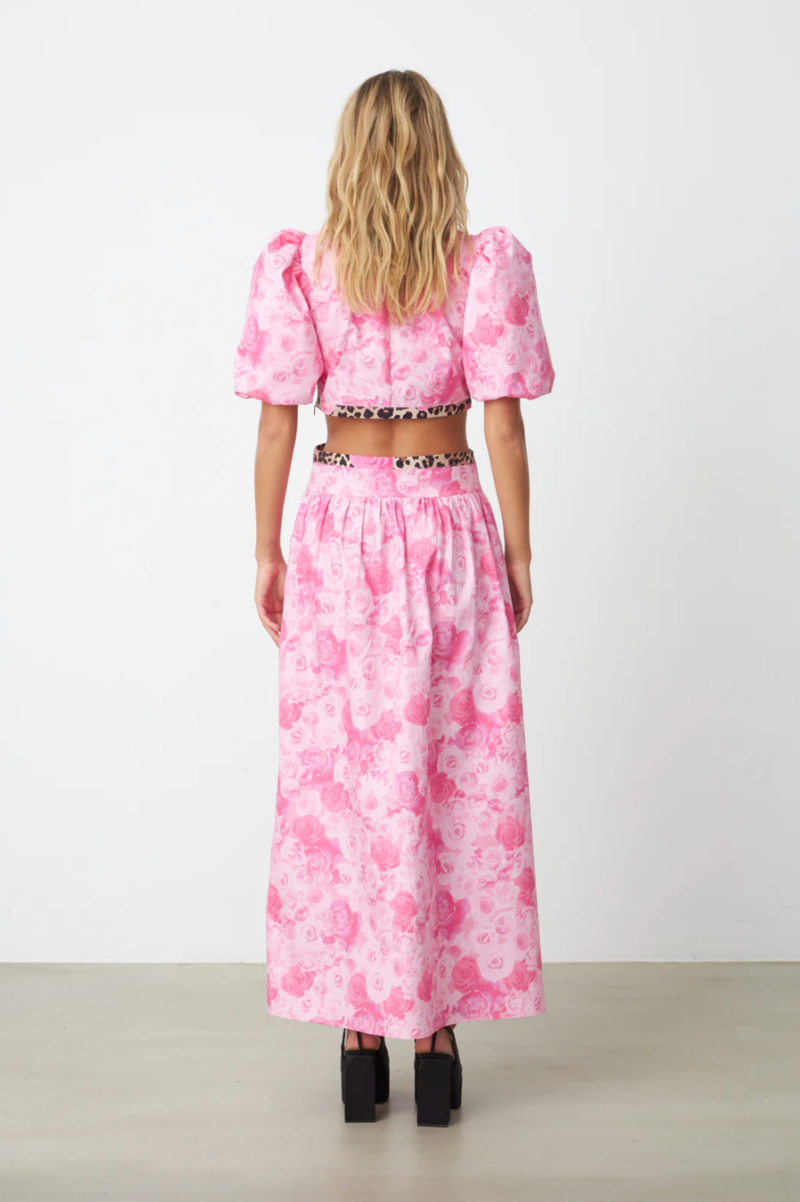Crs Lovisa Dress - Pink Rosegarden Crs Lovisa Dress - Pink Rosegarden