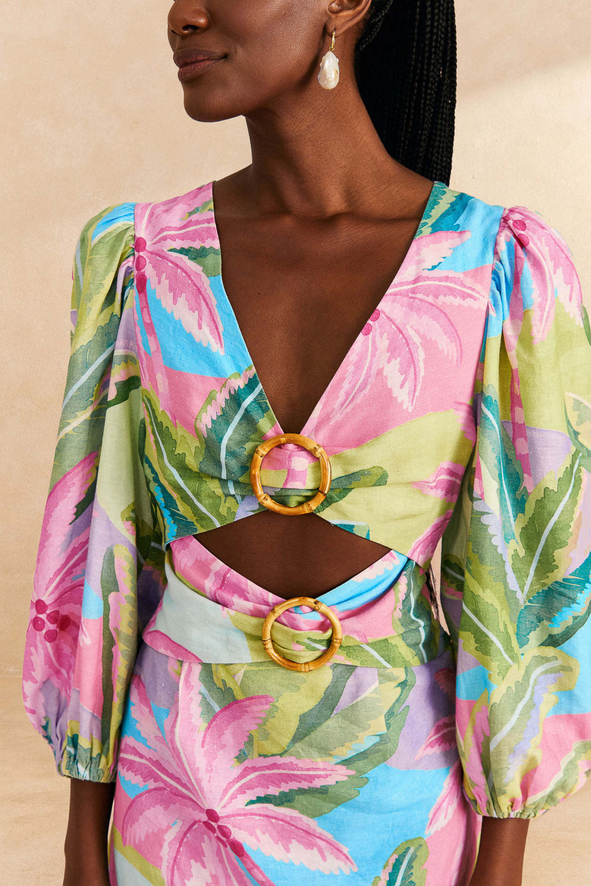 Farm Rio BEACH VIBE MINI DRESS - Multi