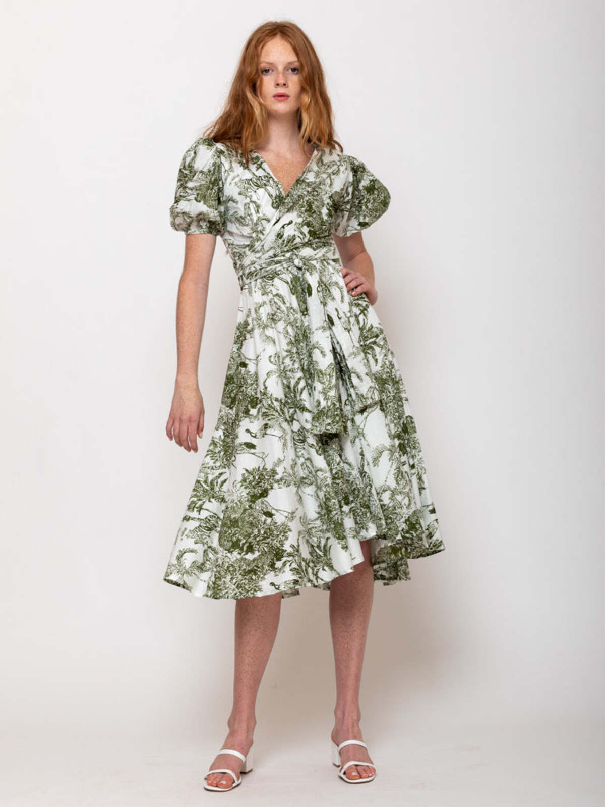 Guadalupe Monica Dress - Green | Garmentory Guadalupe Monica Dress - Green | Garmentory