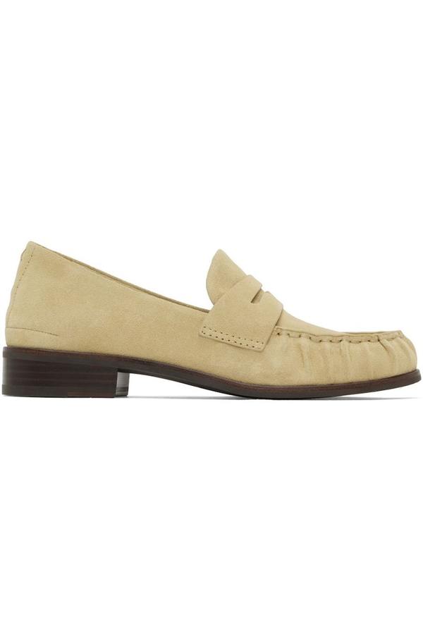 Rag & Bone Women’s Tan Suede Loafers Corey Suede Shearling Loafers - Caramel Suede Shearling  main image 2