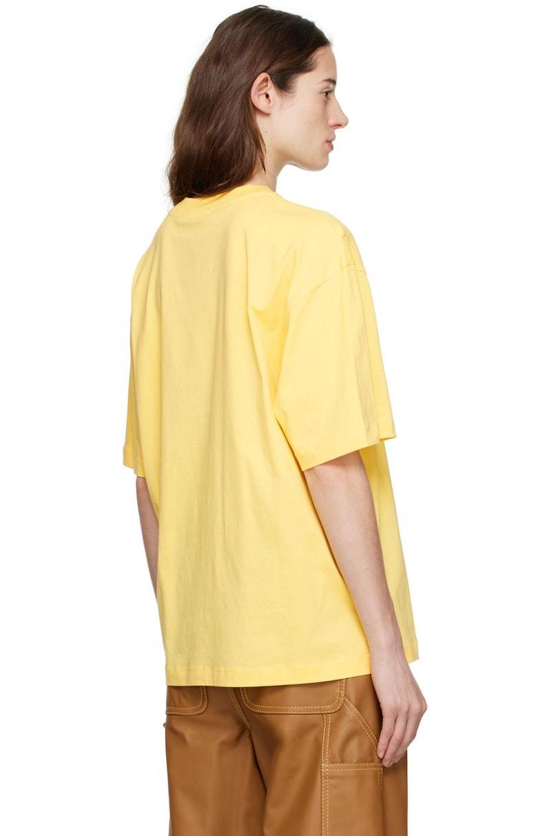 ★MARNI★ Logo Short Sleeve T-Shirt Lemon HUMU0198PDUSCS87L1 Printed T-shirt Citrus Yellow | The Webster
