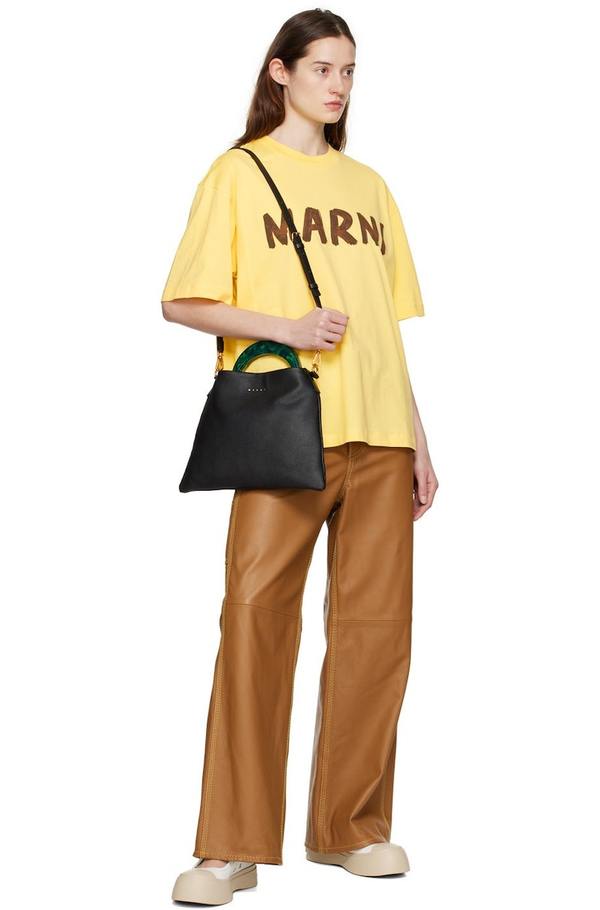 Marni Yellow Printed T-Shirt - Lemmon | Garmentory