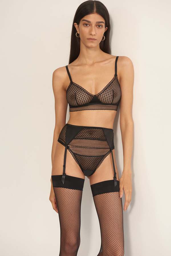 Else Bella Soft Cup Triangle Bra - Black