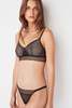 Else Bella Soft Cup Triangle Bra - Black - Thumbnail 8