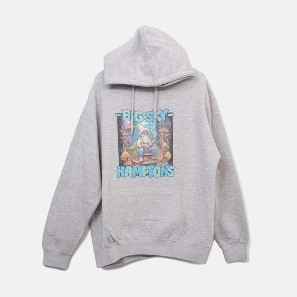 Blue&Cream Big Sky Wizard Hoodie - Grey