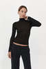 St. Agni Second Skin Knit Top - Black - Thumbnail 1