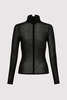 St. Agni Second Skin Knit Top - Black - Thumbnail 4