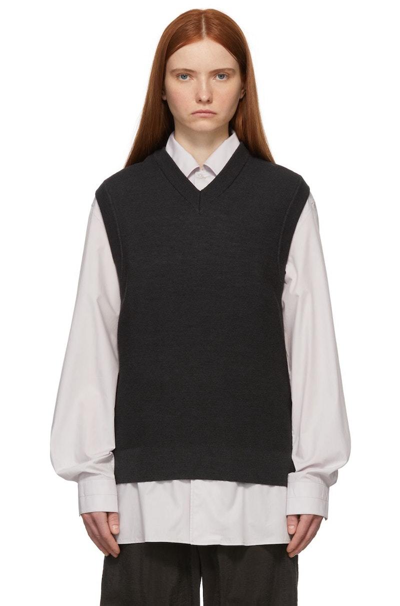 LEMAIRE Cable-knit wool-blend vest | NET-A-PORTER
