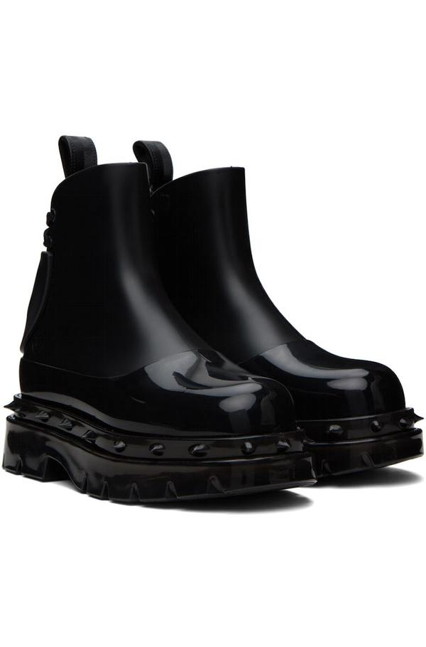 Melissa x Undercover Spikes ブラック アンクルブーツ UNDERCOVER Black Melissa Edition Spikes Boots Undercover