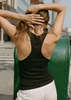 Maryam Nassir Zadeh Turn Tank - Black - Thumbnail 2