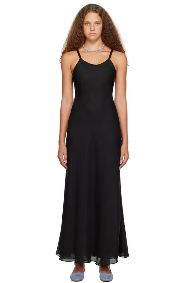 Maryam Nassir Zadeh Georgie Maxi Dress - Black on Garmentory