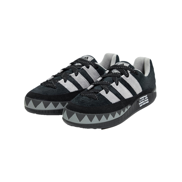 adidas gazelle silver green womens Adidas x Neighborhood Unisex Adimatic Charcoal Solid Grey / Stone / Dgh  Solid Grey Low Top Sneakers