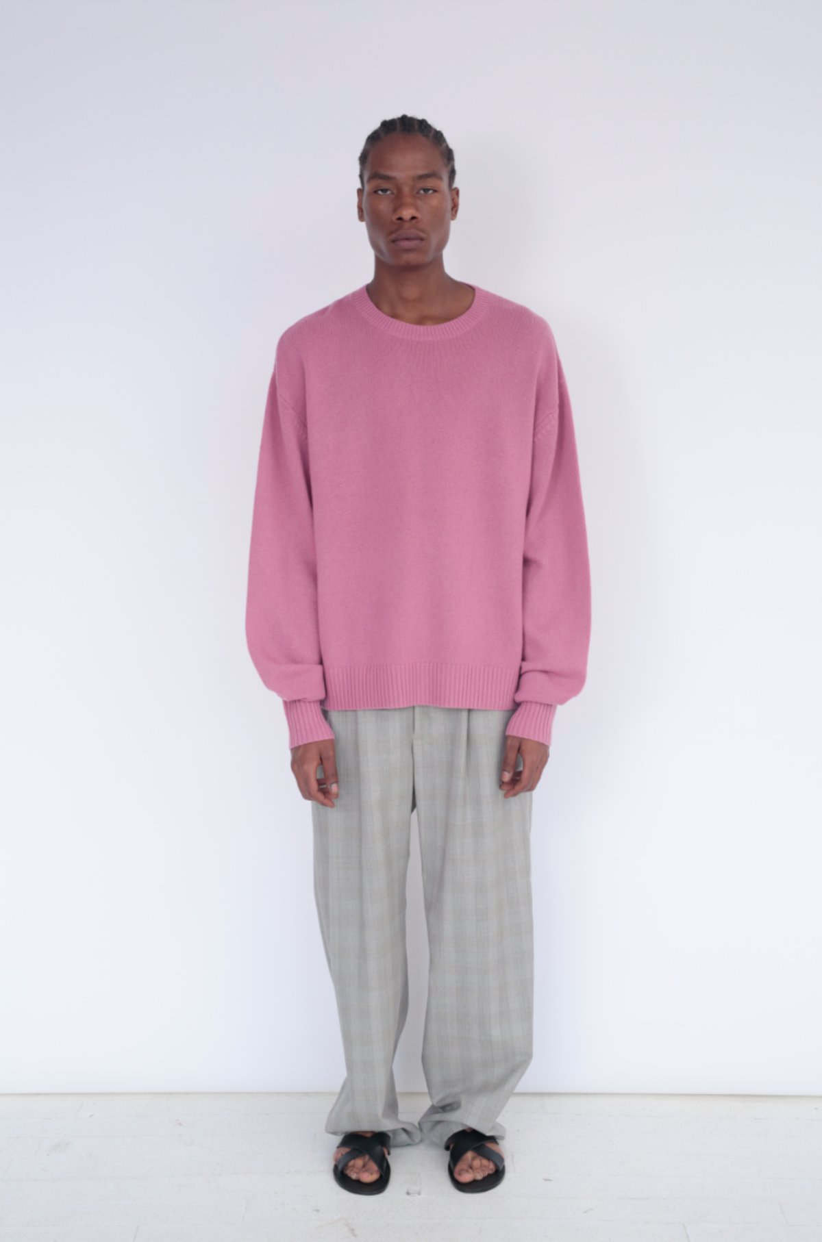 Maryam Nassir Zadeh Temple Sweater - Muted Rose | Garmentory