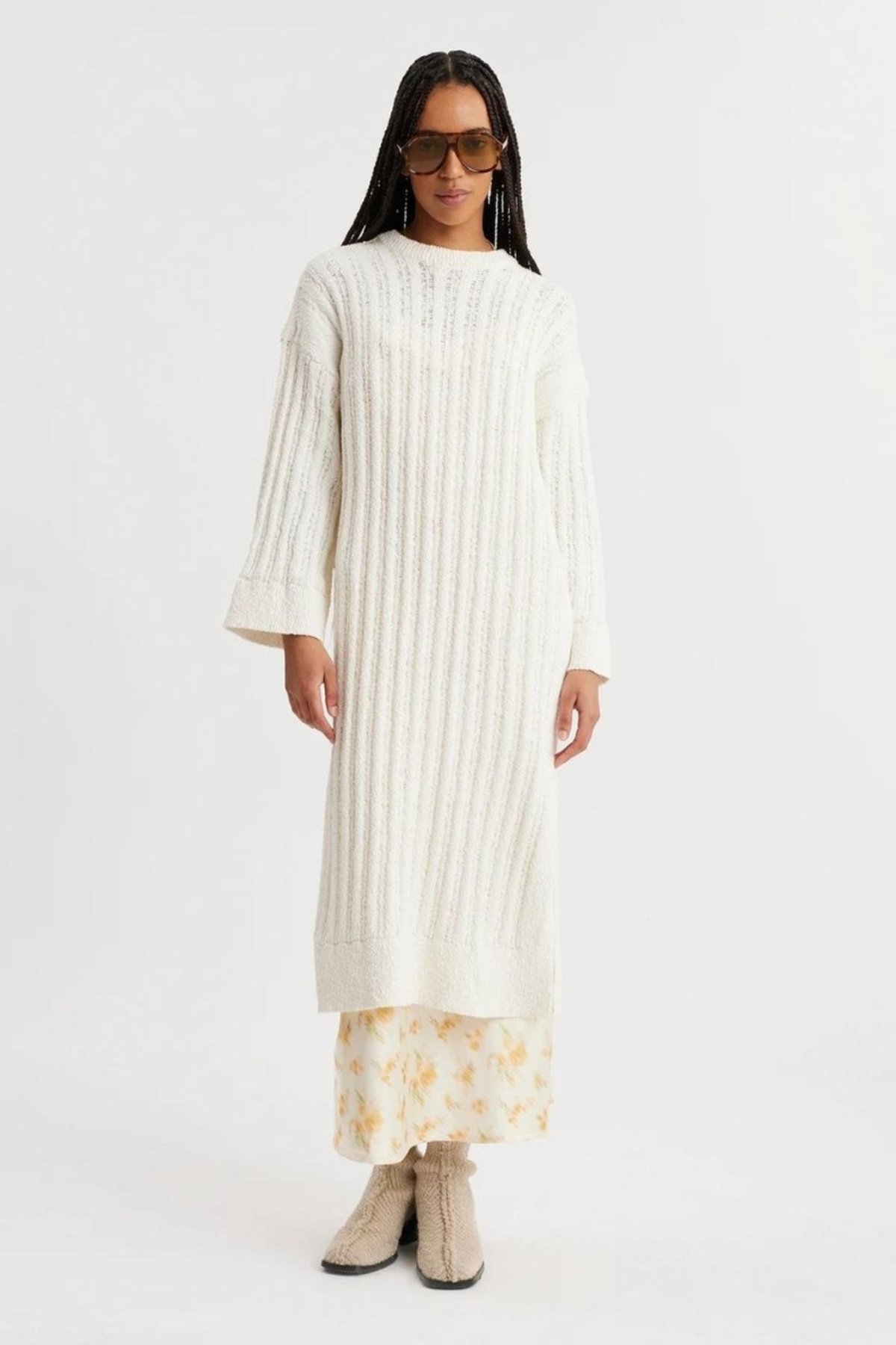 cassie open knit mini dress Ramy Brook Roxanne Cotton Eyelet Coverup Mini Dress in Black main image 1