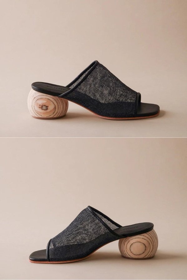 Huma Blanco Milla Mule - coat jute