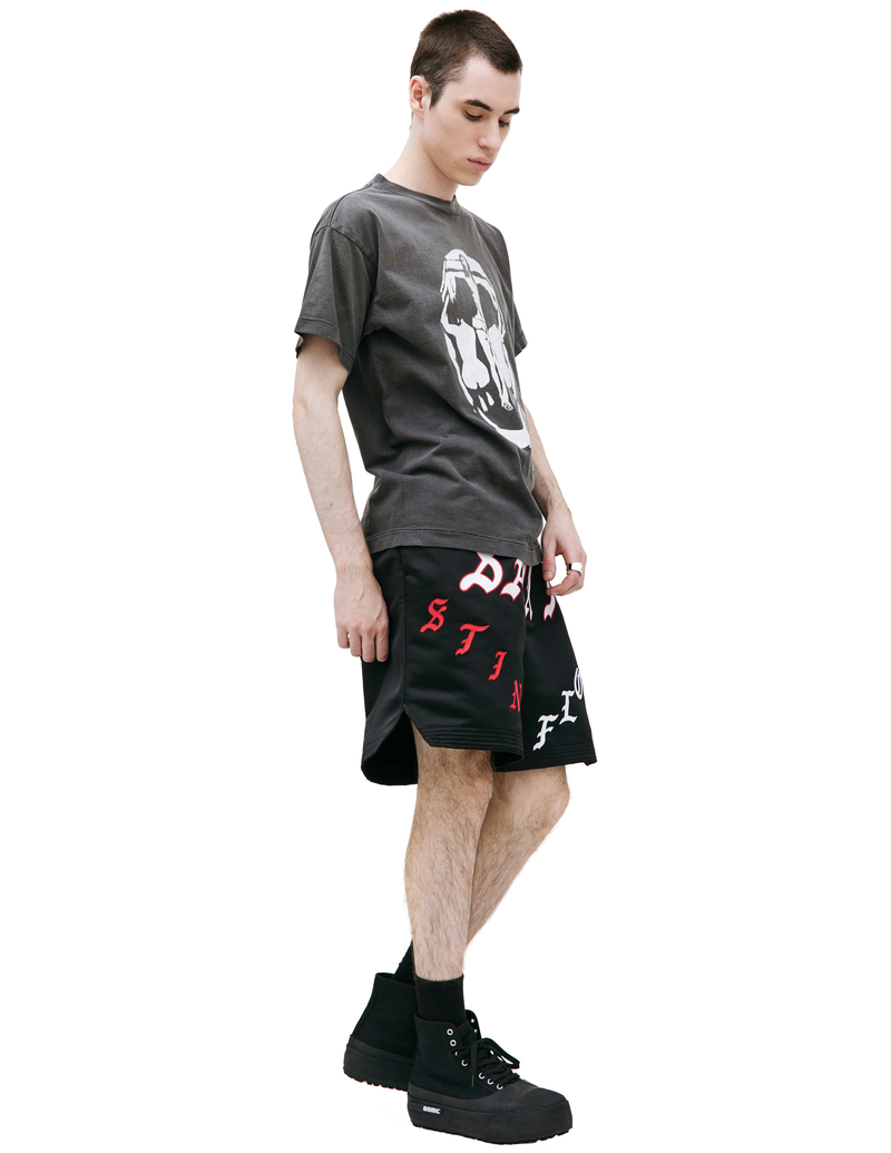 Saint Michael Jesus Printed T-shirt - Black | Garmentory
