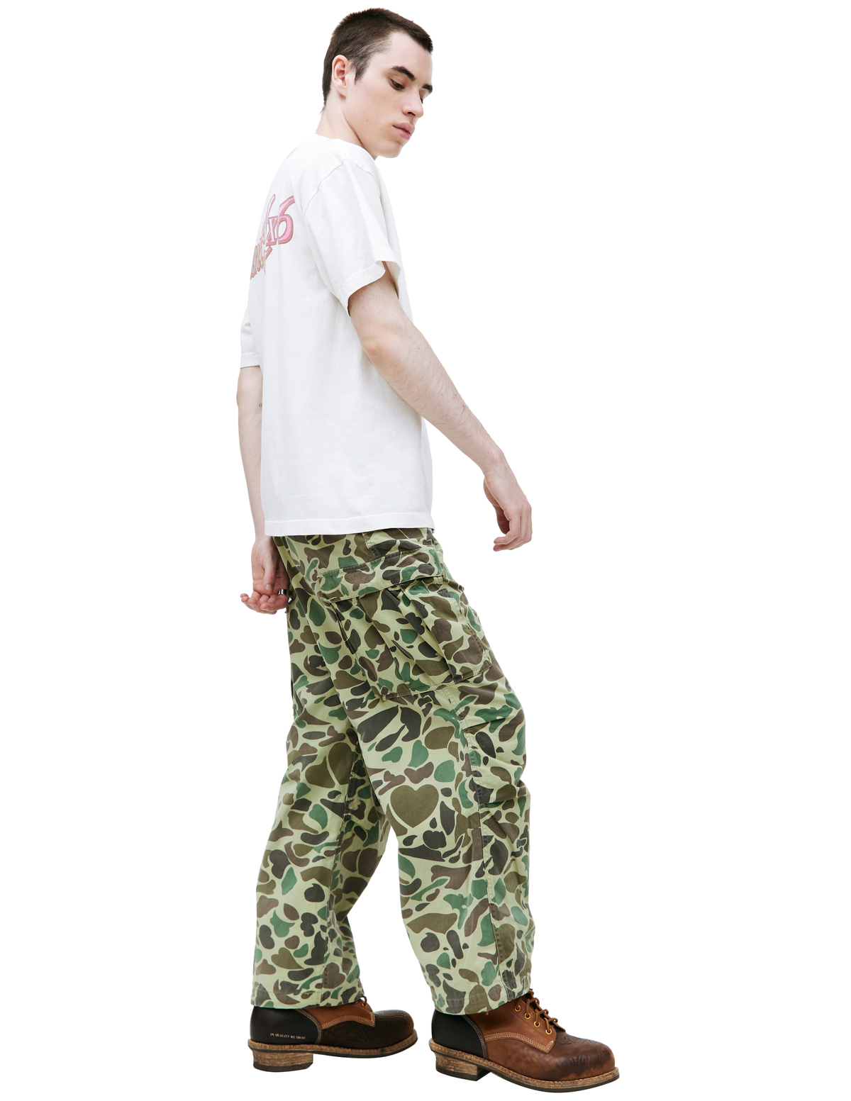 Saint Michael Cotton printed t-shirt - White - Image 2 of 5