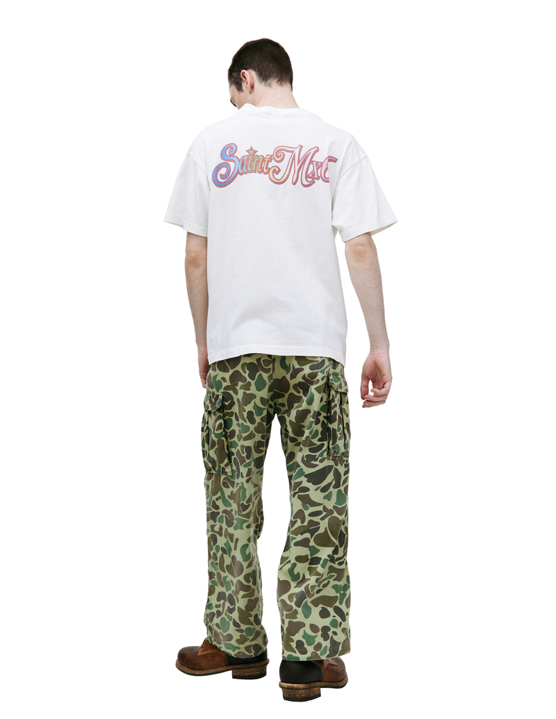 Saint Michael Cotton printed t-shirt - White