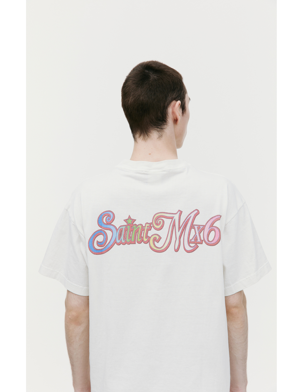 Saint Michael Cotton printed t-shirt - White - Image 5 of 5