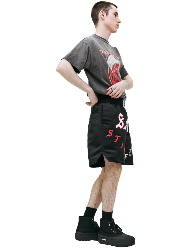 ウェア Saint michael boxing pants Saint Mxxxxxx Boxing Shorts Black Men's - SS23 - US