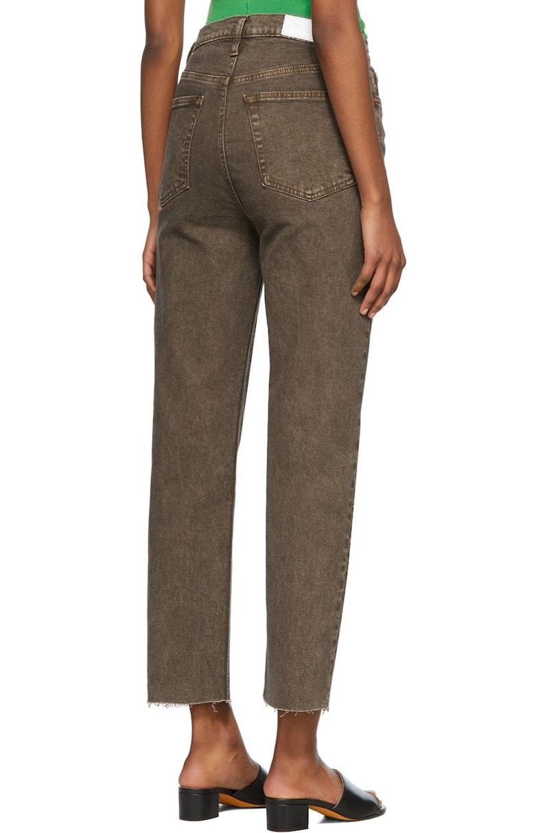 RE/DONE Comfort Stretch Ultra High Rise 70s Stove Pipe Jeans 