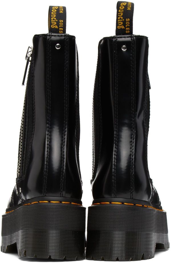 Dr. Martens 2976 Max Platform Chelsea Boots - Black | Garmentory