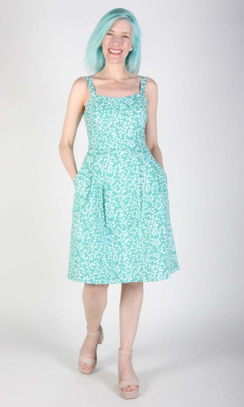 Birds of North America Bee Martin Dress - Tendril Traces